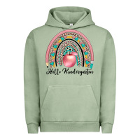 Pigment Oil Green hello kindergarten Urban Hoodie - JahusDesignShop