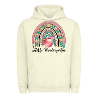 Pigment Pistachio hello kindergarten Urban Hoodie - JahusDesignShop