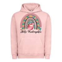 Pigment Salmon hello kindergarten Urban Hoodie - JahusDesignShop