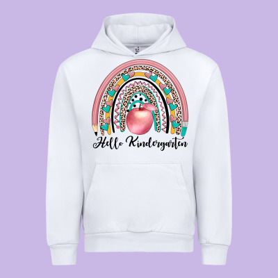 Hello Kindergarten Urban Hoodie Designed By Jahusdesignshop