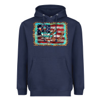 Navy flag cactus horseshoe Heavyweight Hoodie - AdoDesignShop