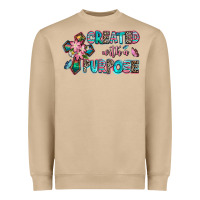 Mushroom created with a purpose Heavyweight Sweatshirt - AdoDesignShop