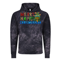 Cloud Black merry happy chrismukkah Vintage Hoodie - FaDigitalArtStudio