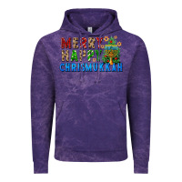 Cloud Purple merry happy chrismukkah Vintage Hoodie - FaDigitalArtStudio