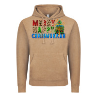 Vintage Coffee merry happy chrismukkah Vintage Hoodie - FaDigitalArtStudio