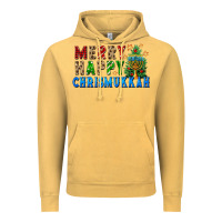 Vintage Mustard merry happy chrismukkah Vintage Hoodie - FaDigitalArtStudio