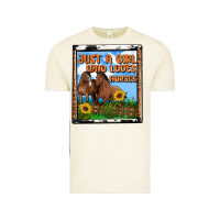 Vintage Arctic western just a girl who loves horses Vintage Tee - OliviaCreatesArt
