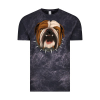 Cloud Black Bulldog Vintage Tee - Jasminsmagicworld
