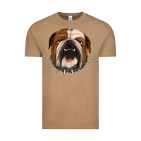 Vintage Coffee Bulldog Vintage Tee - Jasminsmagicworld