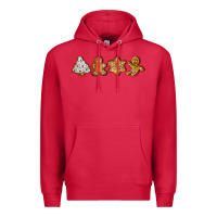 Cardinal christmas cookies Premium Hoodie - LillyAllenDesigns