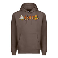 Coffee christmas cookies Premium Hoodie - LillyAllenDesigns