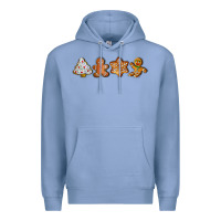 Colony Blue christmas cookies Premium Hoodie - LillyAllenDesigns