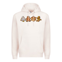 Pale Pink christmas cookies Premium Hoodie - LillyAllenDesigns