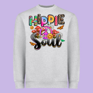 Hippie Soul Heavyweight Sweatshirt Designed By Adodesignshop