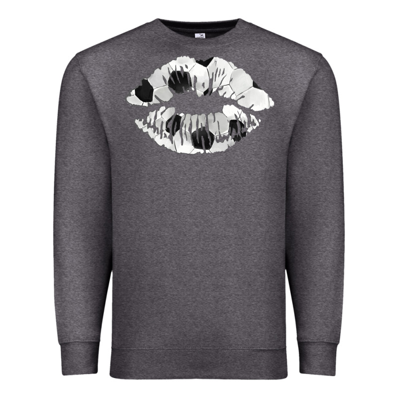 Soccer Lips Premium Sweatshirt by AdoDesignShop | Teevron
