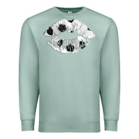 Seafoam soccer lips Premium Sweatshirt - AdoDesignShop