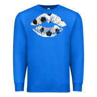 True Royal soccer lips Premium Sweatshirt - AdoDesignShop