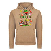 Vintage Coffee im the chef elf Vintage Hoodie - FaDigitalArtStudio