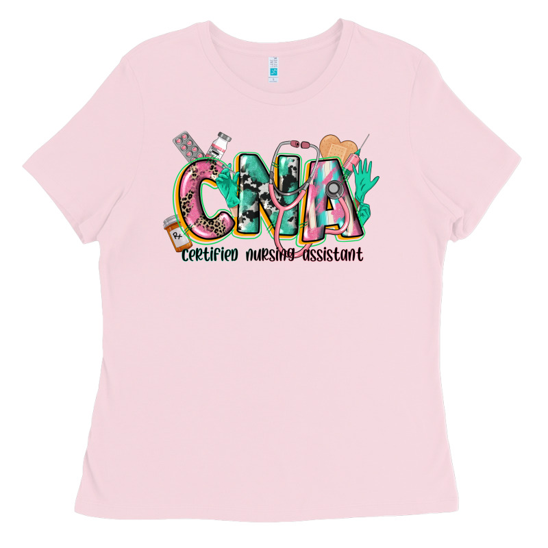 Certified Nursing Assistant Ladies Tee by CowGirlArtShop | Teevron