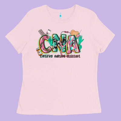 Certified Nursing Assistant Ladies Tee Designed By Cowgirlartshop