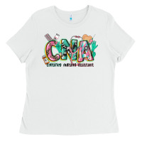 White certified nursing assistant Ladies Tee - CowGirlArtShop