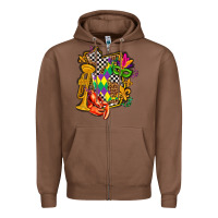 Chestnut mississippi map mardi gras Zipper Hoodie - AdoDesignShop