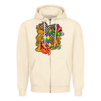Sandshell mississippi map mardi gras Zipper Hoodie - AdoDesignShop