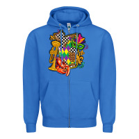 True Royal mississippi map mardi gras Zipper Hoodie - AdoDesignShop