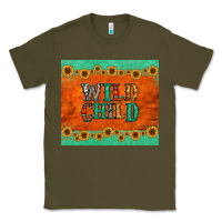 Army Green western wild child Classic Tee - Jasminsmagicworld