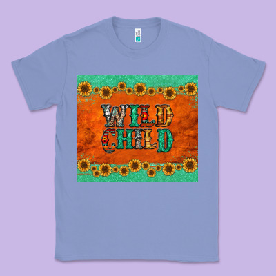 Western Wild Child Classic Tee Designed By Jasminsmagicworld