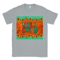 Heather Grey western wild child Classic Tee - Jasminsmagicworld