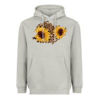 Moon Dust sunflower leopard patch Heavyweight Hoodie - AdoDesignShop
