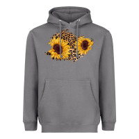 Storm sunflower leopard patch Heavyweight Hoodie - AdoDesignShop