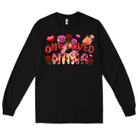 Black one loved nana Long Sleeve Tee - FaDigitalArtStudio