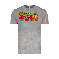 Cloud Rock Peace love cinco de mayo Vintage Tee - FaDigitalArtStudio