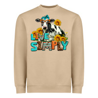 Live Simply Heavyweight Sweatshirt | Teevron