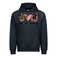 Navy peace love dachshund Urban Hoodie - JahusDesignShop