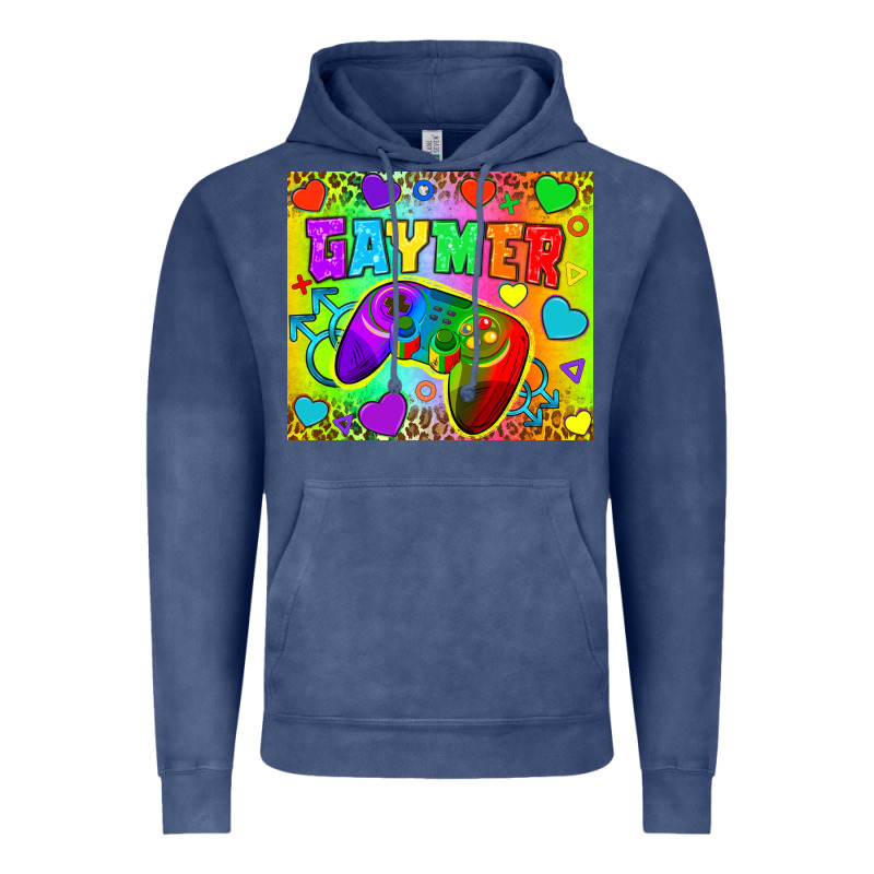 Lgbtq+ Gaymer With Hearts Tumbler Vintage Hoodie by BundleAndBundleShop | Teevron