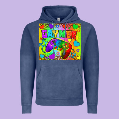 Lgbtq+ Gaymer With Hearts Tumbler Vintage Hoodie Designed By Bundleandbundleshop