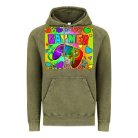 Vintage Olive LGBTQ+ Gaymer With Hearts Tumbler Vintage Hoodie - BundleAndBundleShop