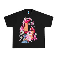 Black Cancer high heels Breast Cancer Urban Heavy Tee - FaDigitalArtStudio