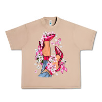 Burro Cancer high heels Breast Cancer Urban Heavy Tee - FaDigitalArtStudio