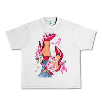 Lunar Rock Cancer high heels Breast Cancer Urban Heavy Tee - FaDigitalArtStudio
