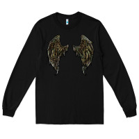Black leopard camouflage wings Long Sleeve Tee - RanaPortraitStore
