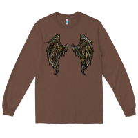 Chestnut leopard camouflage wings Long Sleeve Tee - RanaPortraitStore