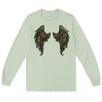 Matcha leopard camouflage wings Long Sleeve Tee - RanaPortraitStore