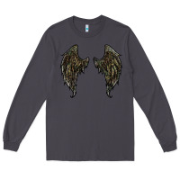 Smoke leopard camouflage wings Long Sleeve Tee - RanaPortraitStore