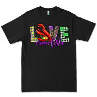 Black love crawfish mardi gras Premium Tee - CowGirlArtShop