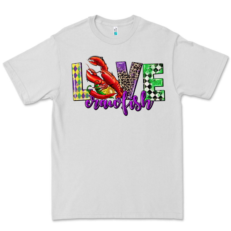Love Crawfish Mardi Gras Premium Tee by CowGirlArtShop | Teevron