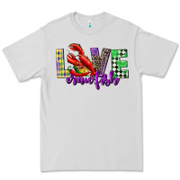 Dove Grey love crawfish mardi gras Premium Tee - CowGirlArtShop